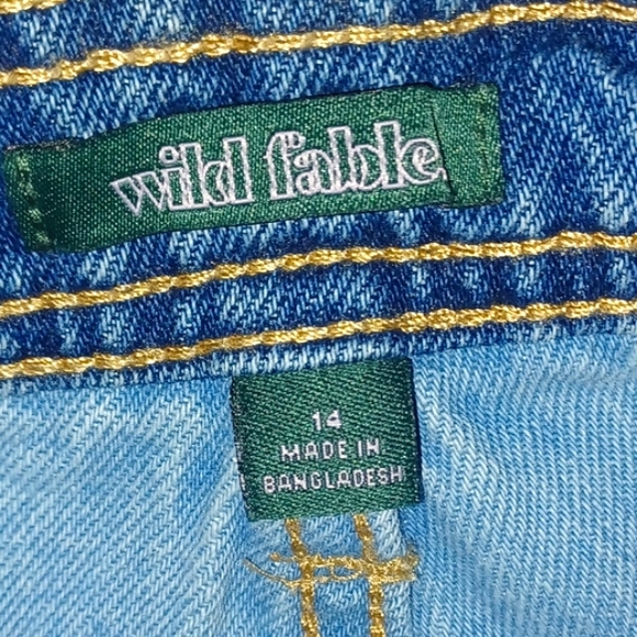 Wild Fable Blue Jean Colorblock Shorts (NWT) - Picture 5 of 5